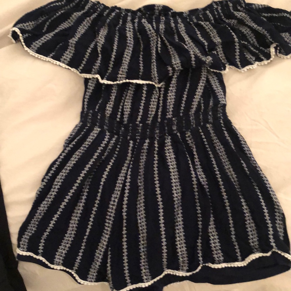 Lulus off the shoulder romper